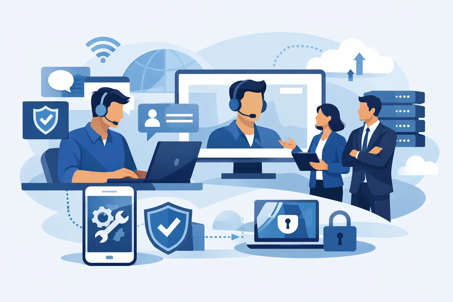 Remote IT Support for Business That Stays Ready