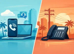 VoIP vs Landline Systems for Miami Businesses