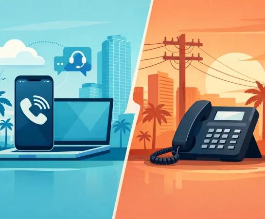 VoIP vs Landline Systems for Miami Businesses